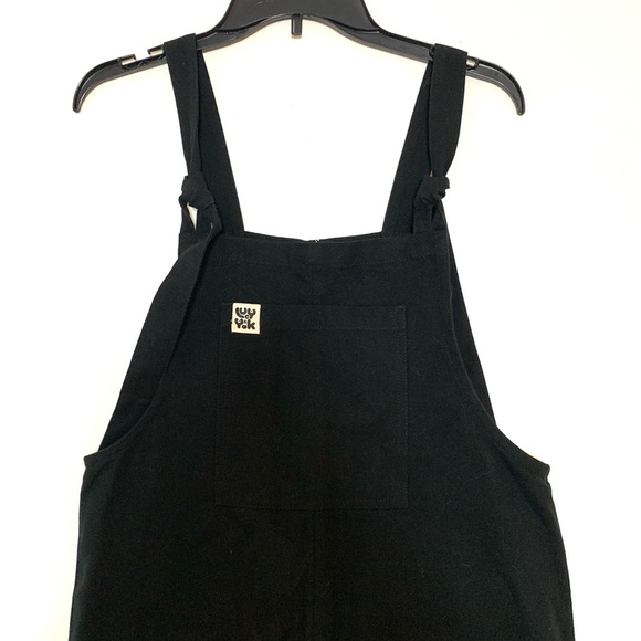 Lucy & Yak Emmy Organic Cotton Overall Dungarees Black - Picture 7 of 16